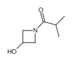 1-(3-Hydroxy-1-azetidinyl)-2-methyl-1-propanone Structure