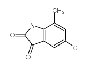 5-chloro-7-methylisatin Structure