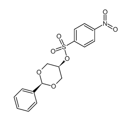 cis-5-(p-nitrophenyl)sulfonyloxy-2-phenyl-1,3-dioxane结构式