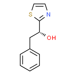 (R)-2-phenyl-1-(thiazol-2-yl)ethanol结构式