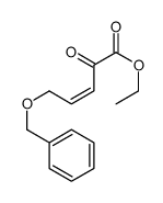 ethyl 2-oxo-5-phenylmethoxypent-3-enoate结构式