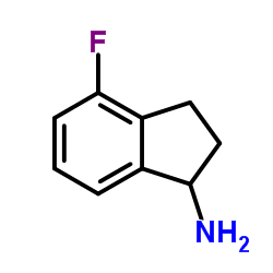 4-Fluoro-2,3-dihydro-1H-inden-1-amine Structure