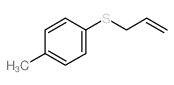 Benzene,1-methyl-4-(2-propen-1-ylthio)- structure