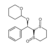 (1R)-tetrahydropyran-(2RS)-2-yl [(1R,3R)-1-(1,3-dithiane-1,3-dioxide-2-yl)-1-phenyl]methyl ether Structure