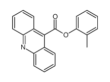 (2-methylphenyl) acridine-9-carboxylate Structure