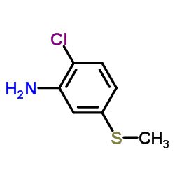 2-Chloro-5-(methylsulfanyl)aniline Structure