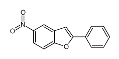5-硝基-2-苯基苯并[b]呋喃结构式