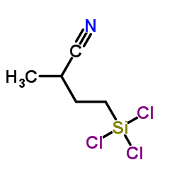 2-Methyl-4-(trichlorosilyl)butanenitrile structure