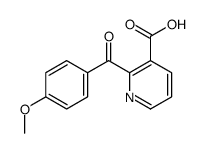 2-(4-methoxybenzoyl)pyridine-3-carboxylic acid结构式
