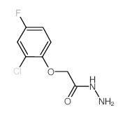 2-(2-Chloro-4-fluorophenoxy)acetohydrazide Structure