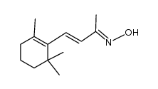 (E)-β-ionone oxime Structure