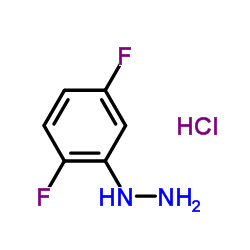 2,5-二氟苯肼盐酸盐结构式