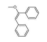 (E)-1-methoxy-1,2-diphenylethene结构式