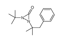 1-(1,1-Dimethylethyl)-2-(1,1-dimethyl-2-phenylethyl)diaziridin-3-one Structure
