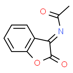 Acetamide,N-(2-oxo-3(2H)-benzofuranylidene)-结构式