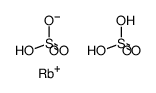 Rb(hydrogensulfate)(H2SO4)结构式