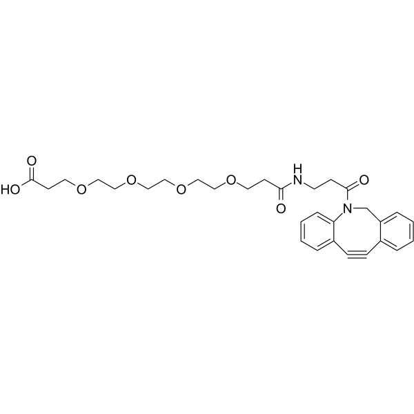 DBCO-PEG4-acid Structure