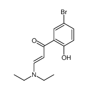1-(5-溴-2-羟基苯基)-3-(乙氨基)-2-丙烯-1-酮结构式