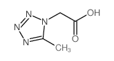 (5-甲基-1H-四唑-1-基)乙酸结构式