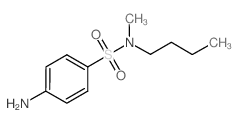 4-氨基-N-丁基-N-甲基苯磺酰胺结构式