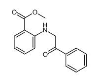 methyl 2-[(2-oxo-2-phenylethyl)amino]benzoate结构式
