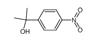 2-(4-Nitrophenyl)-2-propanol Structure