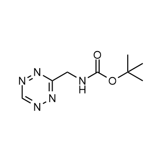 ((1,2,4,5-四嗪-3-基)甲基)氨基甲酸叔丁酯结构式