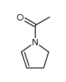 N-[(methyl)carbonyl]-2-pyrroline结构式