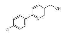 6-(4-氯苯基)-3-吡啶甲醇结构式