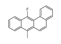 12-fluoro-7-methylbenzo[a]anthracene结构式