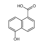 5-羟基-1-萘酸结构式