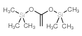 trimethyl(1-trimethylsilyloxyethenoxy)silane Structure