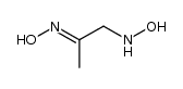 2-Hydroxyamino-1-methylethanone Oxime Structure