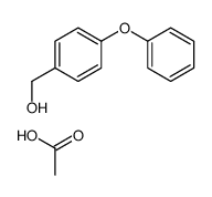 acetic acid,(4-phenoxyphenyl)methanol结构式