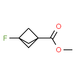 Bicyclo[1.1.1]pentane-1-carboxylic acid, 3-fluoro-, methyl ester (9CI) Structure