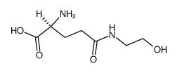 N-(γ-L-glutamyl)ethanolamine结构式