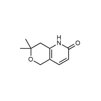 7,7-二甲基-7,8-二氢-1H-吡喃并[4,3-b]吡啶-2(5H)-酮结构式