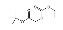 tert-butyl 2-ethoxycarbothioylsulfanylacetate Structure