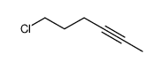 2-HEXYNE, 6-CHLORO- Structure