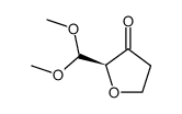 (R)-2-DIMETHOXYMETHYL-DIHYDRO-FURAN-3-ONE结构式