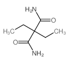 Propanediamide,2,2-diethyl-结构式