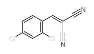 2-[(2,4-二氯苯基)亚甲基]丙二腈结构式