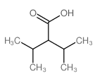 Butanoic acid,3-methyl-2-(1-methylethyl)- Structure