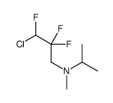 3-Chloro-2,2,3-trifluoro-N-methyl-N-(1-methylethyl)-1-propanamine结构式