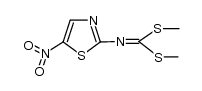 dimethyl N-(5-nitro-1,3-thiazol-2-yl)dithioimidocarbonate结构式