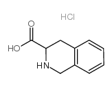 3-Isoquinolinecarboxylic acid, 1,2,3,4-tetrahydro- Structure