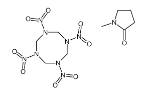 1-methylpyrrolidin-2-one,1,3,5,7-tetranitro-1,3,5,7-tetrazocane Structure
