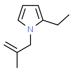 1H-Pyrrole,2-ethyl-1-(2-methyl-2-propenyl)-(9CI)结构式