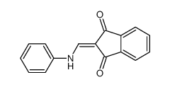 2-((phenylamino)methylene)-1H-Indene-1,3(2H)-dione Structure