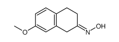 7-methoxy-3,4-dihydro-1H-naphthalen-2-one oxime Structure